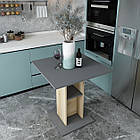 Столовий стіл Doros Коуд Дуб сонома/Графіт 70х70х74 (41510132)