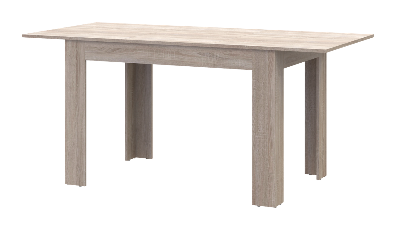 Кухонный стол раскладной Флинт Дуб сонома 120 (170) см х 80 см х 78 см обеденный. Столы трансформеры - фото 2 - id-p2192218498
