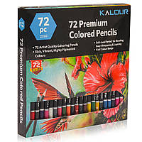 Набір кольорових олівців KALOUR 72 кольори
