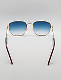 Сонцезахисні окуляри жіночі 18038 блакитні, фото 4