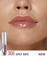 Блиск-плампер для губ LUXVISAGE LIP volumizer hot vanilla 308 SPICY ROSE