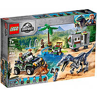 LEGO Jurassic World Поединок с бариониксом охота за сокровищами 75935