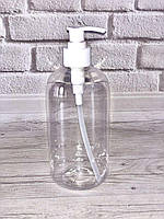 Пляшечка з носиком-дозатором прозора BST-07, 500мл