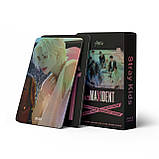 Голографічні карточки stray kids K-POP lomo кейпоп карти к поп стрей кідс стрэйкідс СК -Maxident #1-  55 шт, фото 3