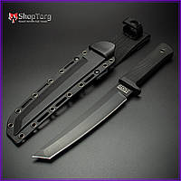 Нож мультитул Fixed Cold Steel Recon Tanto Black в пластиковом чехле