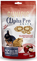 Лакомство для грызунов Cunipic Alpha Pro Apple Snack Снеки яблочные 50 г
