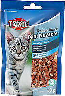 Trixie Trainer Snack Mini Nuggets Лакомство для кошек с тунцом, курицей и мятой 50 г