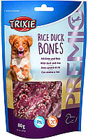 Trixie PREMIO Rice Duck Bones Лакомство для собак косточки с уткой и рисом 80 г