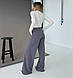 Жіночі модні класичні штани на запах, фото 2