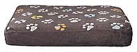 Trixie Jimmy Cushion Матрас для собак 100×70 см, коричневый с лапками