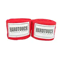 Бинты боксерские Hardtouch по 2,7 метра хлопок Красный
