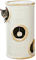 Trixie Samuel Cat Tower Когтеточка домик-башня для кошек «Samuel» (бежевая) 36×70 см