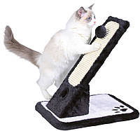 Trixie Scratching Board Когтеточка доска наклонная для кошек (чёрная/кремовая) 30×42×40 см