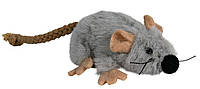 Trixie Mouse Plush Игрушка для кошек мышка плюшевая с мятой 7 см