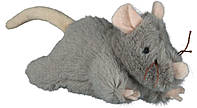 Trixie Mouse Plush Игрушка для кошек мышка плюшевая с пищалкой 15 см
