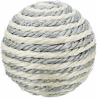 Trixie Sisal Ball Игрушка для кошек мяч когтеточка сизалевый 6,5 см