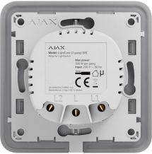 Вимикач (реле) Ajax LightCore 2-gang for LightSwitch Jeweller (000029718)