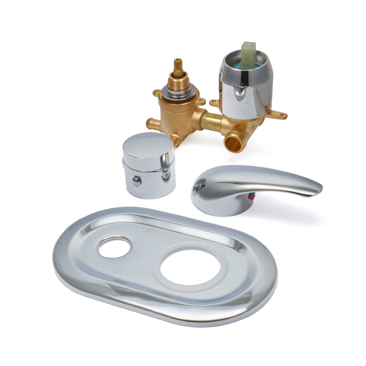 Змішувач для гідромасажного боксу, душової кабіни S3-60 латунний.