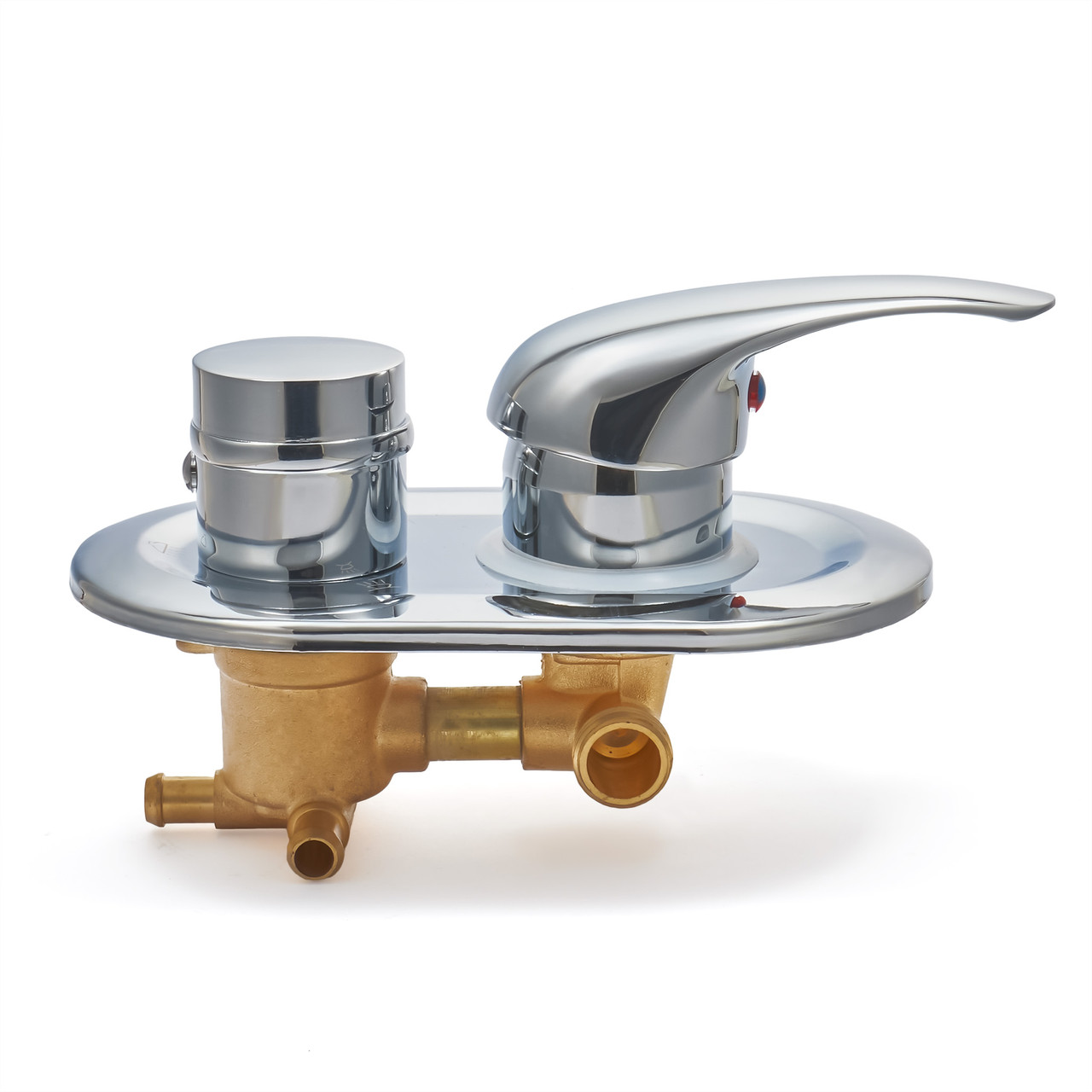 Змішувач для душової кабіни, гідромасажного боксу S3-60 на 3 положення, фото 1