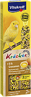 Лакомство для канареек с яйцом Vitakraft Cracker Egg & Grass Seeds при линьке 2 шт / 54 г