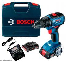 0.601.9H5.000 Шурупокрут-дриль акумуляторний Bosch GSR 18 V-50 18В 2x2А·год 50Нм460·1800об·хв 1кг, фото 1