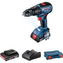 0.601.9H5.100 Шурупокрут-дриль ударний акумуляторний Bosch GSB 18 V-50 18V2х2.0А·год 28·50Нм 460-1800об·хв, фото 1