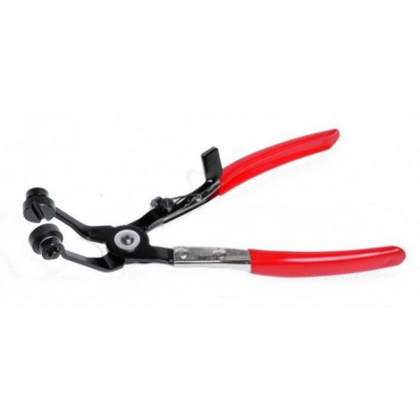 Щипці з шарн.захватом для шлангових хомутів (вигнуті) KB04089, фото 1