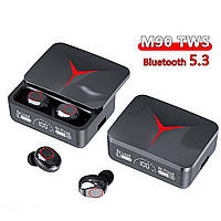 Bluetooth наушники беспроводные TWS "J16", вакуумные наушники с микрофоном для телефона и кейсом Черные (TS)