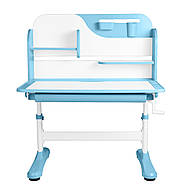 Парта учнівська дитяча Bambi M 5801-4 Синя | Комплект зростаюча парта і стілець, фото 3