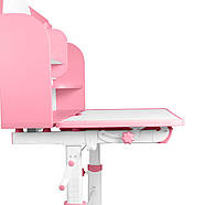 Парта учнівська дитяча Bambi M 5801-8 Рожева | Комплект зростаюча парта і стілець, фото 7
