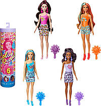 Барби кольорове перевтілення Barbie Color Reveal Doll & Accessories with 6 Unboxing Surprises 1960s Themes