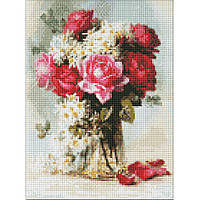 Алмазная мозаика "Ароматная роза" ©Paul De Longpre Идейка AMO7447 30х40 см as