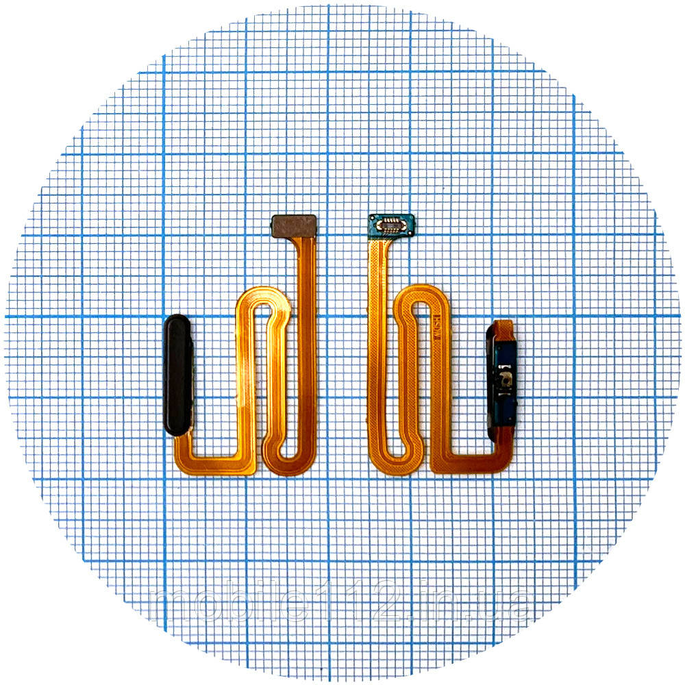 Шлейф Samsung Galaxy A14 5G A146 зі сканером відбитка пальця (чорний), фото 1