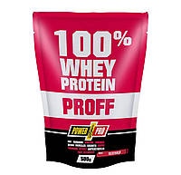 Протеин Power Pro 100% Whey Protein Proff - 500g, протеин для наращивания мышечного волокна