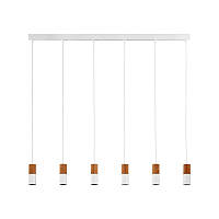 Люстра TK LIGHTING 6308 ELIT WHITE/WOOD z19-2024