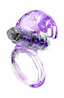 Ерекцйіне кільце Rabbit Vibro CockRing Purple sexstyle