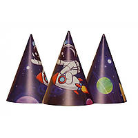 Колпак праздничный "Космос" 7003-0047, 15см, в упаковке 20 шт as