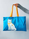 Шопер котик без друку Розмір: 55cм х 35см, фото 4