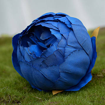 Штучний півонія синій, 16 шт. Півонія штучний діаметром 9 см, Штучний півонія для декору