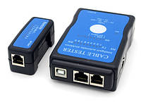 Кабельный тестер Merlion M726ATUSB, RJ-45+USB, батарейки в комплекте нет d