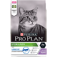 Purina Pro Plan Sterilised Senior 7+ Сухой корм с индейкой для стерилизованных пожилых кошек 10 кг