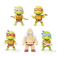 Набор мини-фигурок Черепашки-ниндзя 5в1, 8-10 см - TMNT