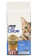 Purina Cat Chow 3 in 1 Сухой корм для кошек с формулой тройного действия 15 кг