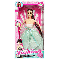 Детская Кукла "Fashion Pretty Girl" YE-78(Turquoise) в нарядном платье as