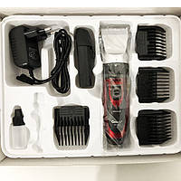 Профессиональная машинка для стрижки волос GEMEI GM-550 с HI-312 двумя аккумуляторами qwe