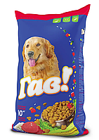ГАВ сухой корм c телятиной и рисом для взрослых собак 10 кг