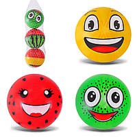 Набор детских мячиков FB24336 размер 10 см, разноцветные as
