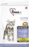 1st Choice Kitten Healthy Start Chicken Сухой корм с курицей для котят 0.907 кг