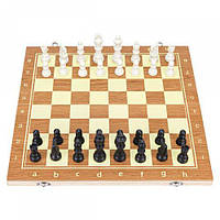 Настольная игра 3в1 шахматы, шашки, нарды, 39х39см, дерево MM