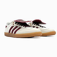 Кросівки Adidas Samba Wales Bonner White/Bordo